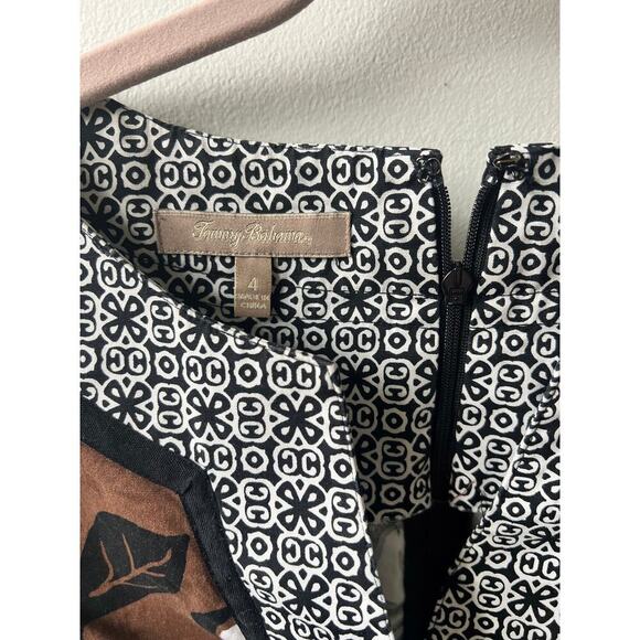 Tommy Bahama Hawaiian tapa dress women's size 4 - Picture 4 of 5